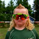 Eight-year-old Wisconsin competitor Emmitt Bailey is ready for battle.